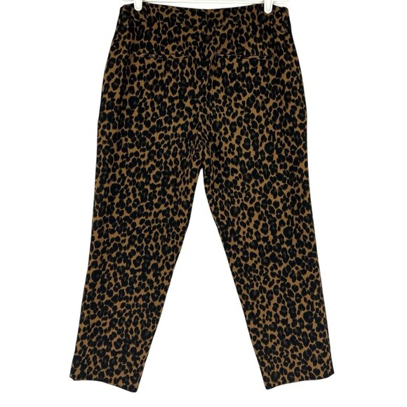 Old Navy Women's Harper High Rise Leopard Print Cropped Pants Sz 8 Regular NWOT - Picture 2 of 12